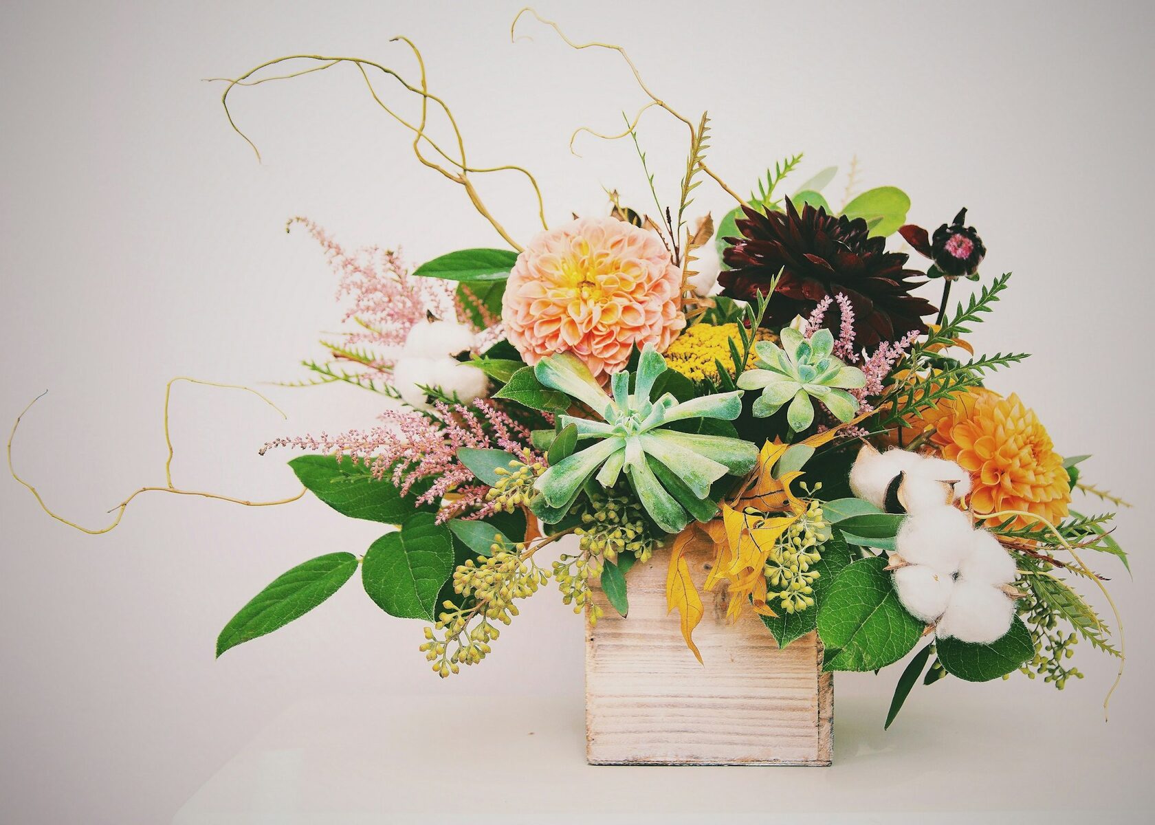 Composição floral de presente