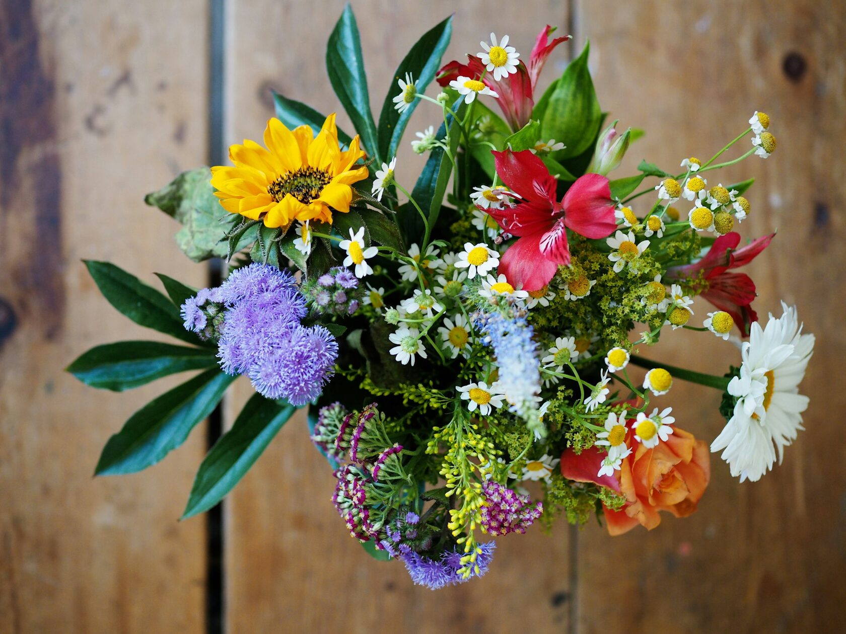 Bouquet elegante de flores frescas